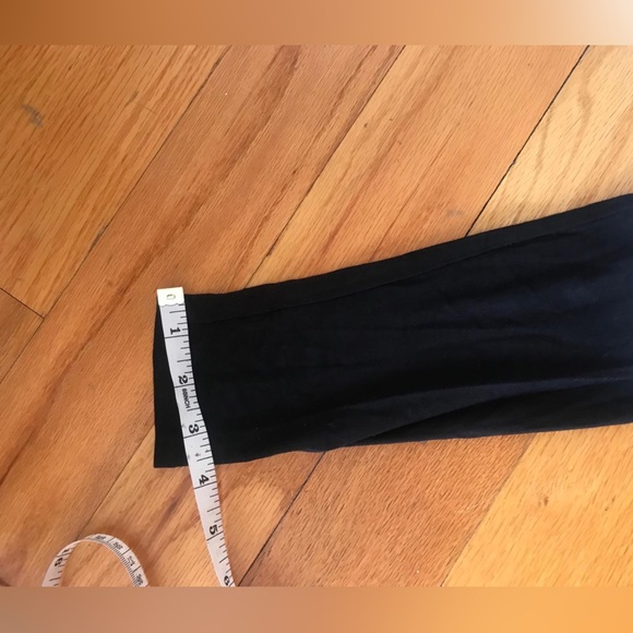 Bebe three colored long sleeve high low dress in sz M. Great condition. - Picture 10 of 15